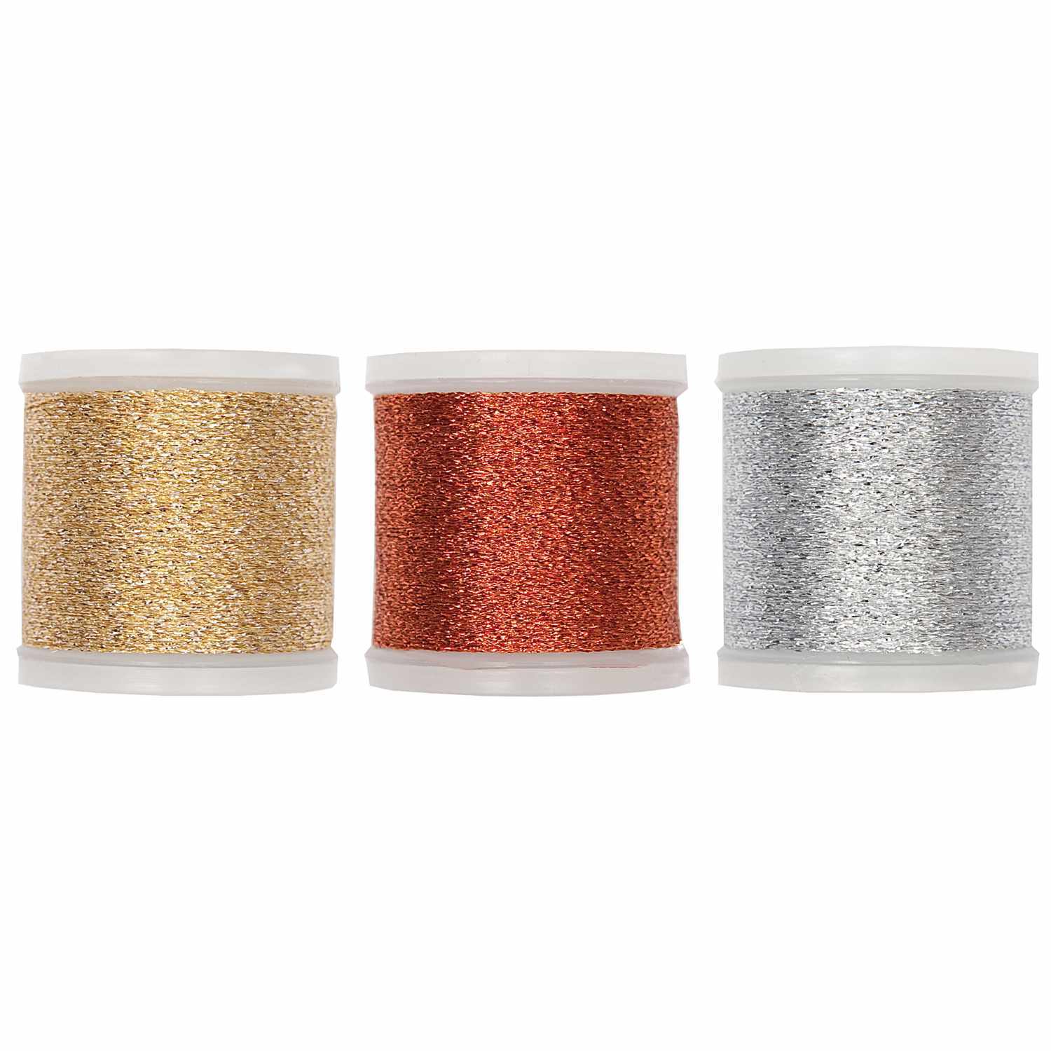 Rico Design Sticktwist Metallic No. 40 200m Puder*