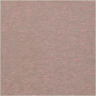 Rico Design Stoffabschnitt Jersey taupe-neonpink 80x100cm*