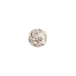 Rico Design Strassperle silber-weiß 8mm 3 Stück*