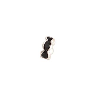 Rico Design Strassrondell wellig schwarz 6mm 6 Stück*