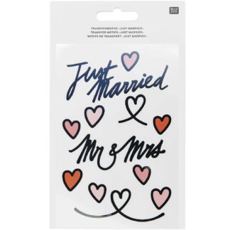 Rico Design Transfermotiv Just Married 10 Stück*