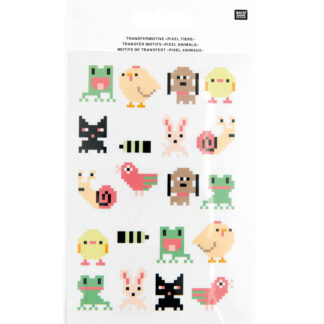Rico Design Transfermotiv Pixel-Tiere*