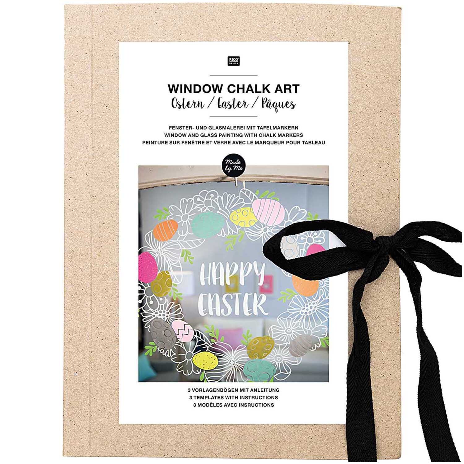 Rico Design Vorlagenmappe Ostern Fenster- und Glasmalerei mit Kreidestiften*