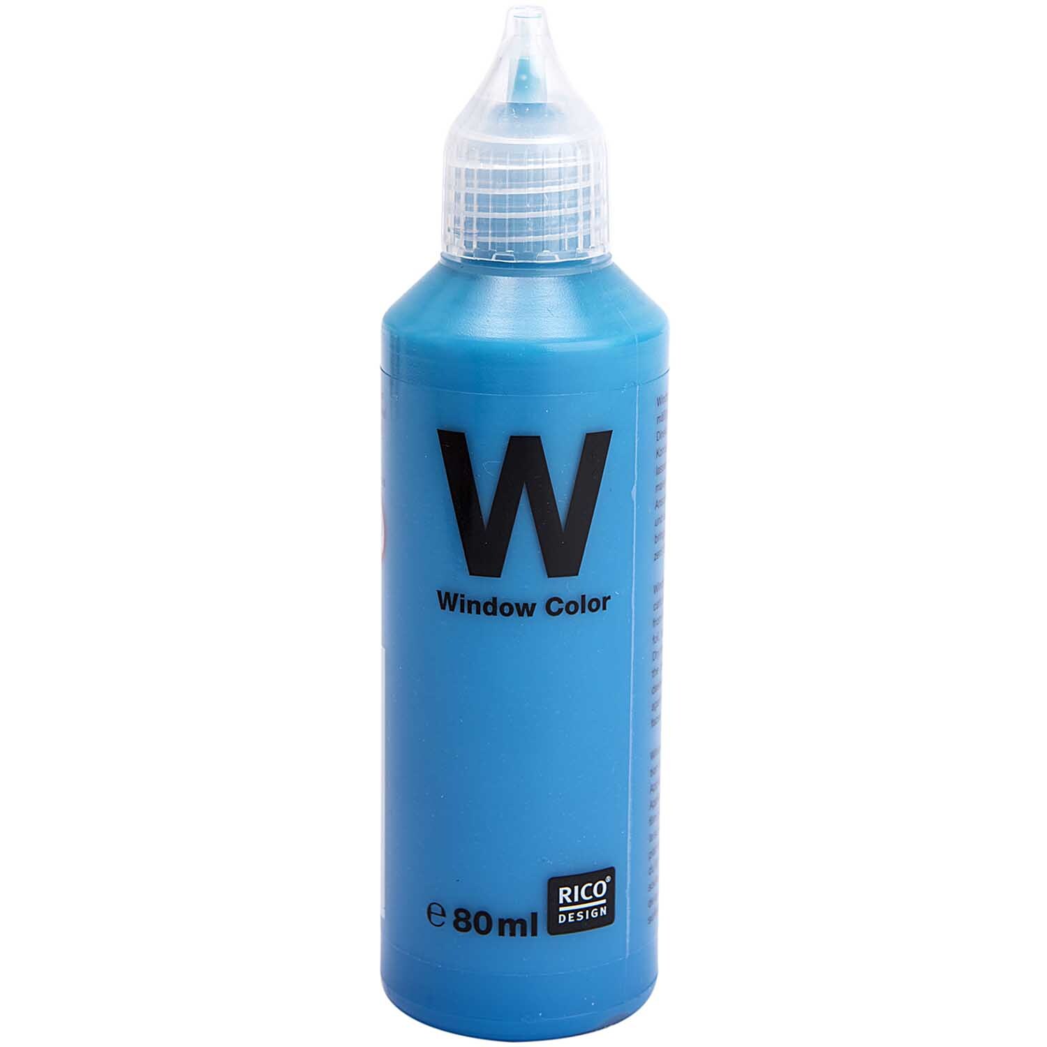 Rico Design Window Color transparent 80ml Cyan*