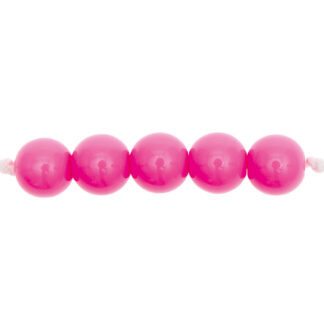 Rico Design itoshii Kunststoffperlen 10mm 24 Stück Pink*