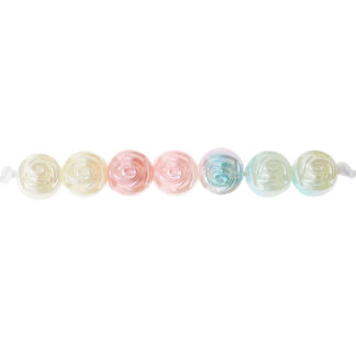Rico Design itoshii Rosen Perlen rund Rainbow Pearl*