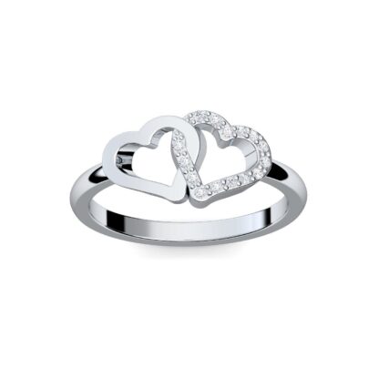 Ring mit Herz Silber 925 *Herz Ring Liebesbeweis* Geschenke für frisch Verliebte besondere Geschenke für Freundin Verlobte Herz Ringe Herzform*