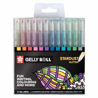 SAKURA Gelly Roll Stardust Glitter Gelstifte Set 12 Stück*