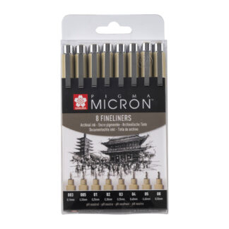 SAKURA Pigment Liner Sakura Pigma Micron Fineliner Set Schwarz*