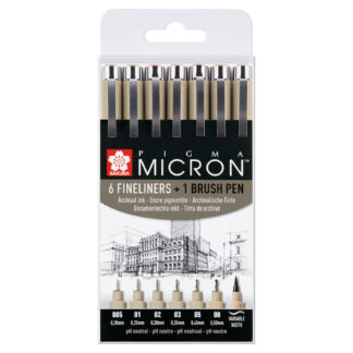 SAKURA Pigment Liner Sakura Pigma Micron Set Schwarz*