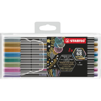 STABILO Pen 68 Metallic im Kunststoffetui 8 Farben*