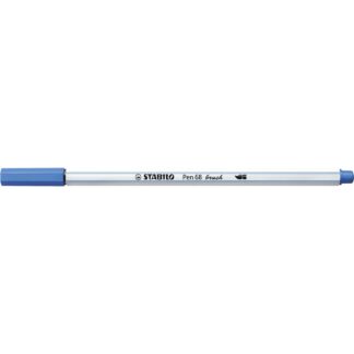 STABILO Pen 68 brush Dunkelblau*