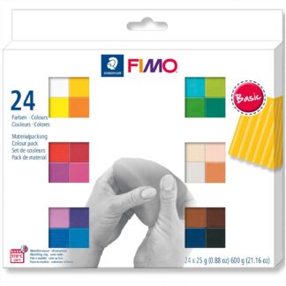 Staedtler FIMO soft Basic 24 Halbblöcke je 25g*