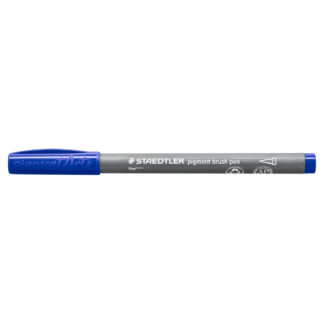 Staedtler Pigment Brush Pen Blau*
