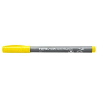 Staedtler Pigment Brush Pen Gelb*