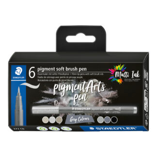 Staedtler Pigment Brush Pen Grautöne Set*