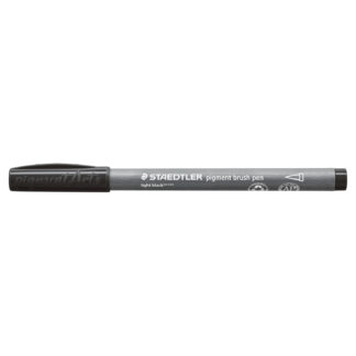 Staedtler Pigment Brush Pen Hellschwarz*