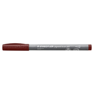 Staedtler Pigment Brush Pen Marone*