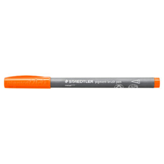 Staedtler Pigment Brush Pen Orange*