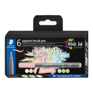 Staedtler Pigment Brush Pen Pastell Set*
