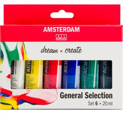 Talens AMSTERDAM Acrylfarben-Set "General Selection 6"*