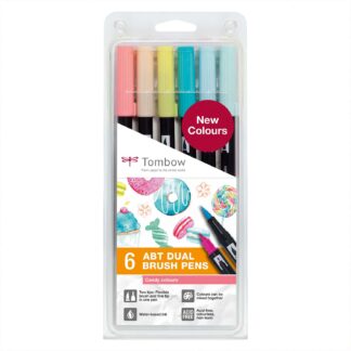 Tombow ABT Dual Brush Pen-Set Candy Colours*