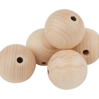 VBS Holzkugeln durchgebohrt "Ø 50 mm" - 5 Stück*