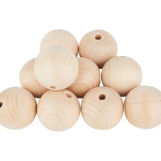 VBS Holzkugeln durchgebohrt "Ø 60 mm" - 10 Stück*