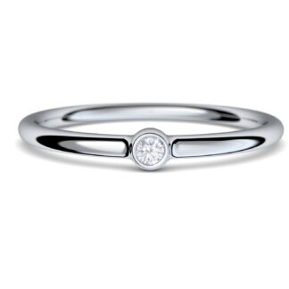 Verlobungsring Silber 925 + PREMIUM BOX, dünne elegante Verlobungsringe Zirkonia Solitär Verlobungsringe Ringe Verlobung schmal Damen Frauen Freundin*