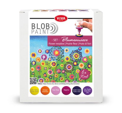 Viva Decor Blob Paint Farb-Set "Blumenwiese"*