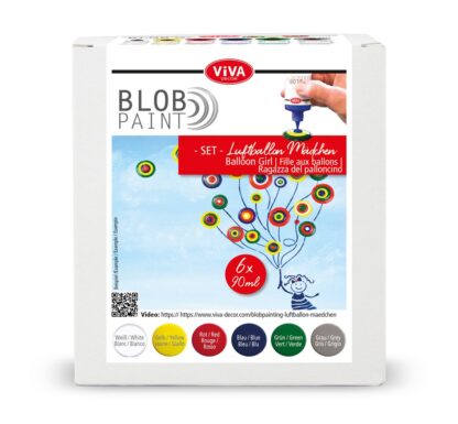 Viva Decor Blob Paint Farb-Set "Luftballon-Mädchen"*