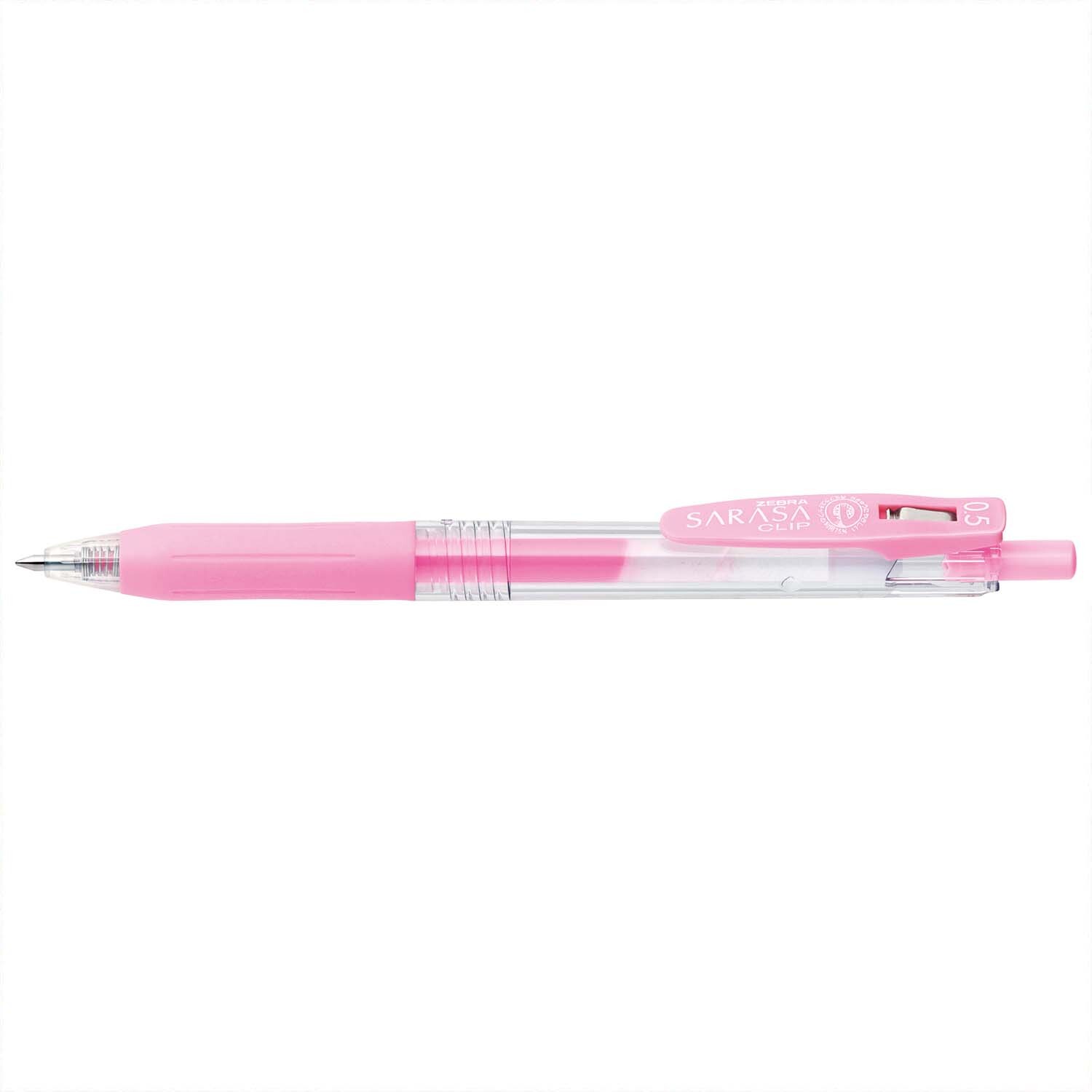 ZEBRA Sarasa Gel-Stift mit Clip 0,5mm Milk Pink*