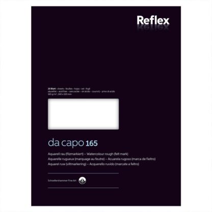 da capo Aquarellblock Nr. 2 24x32cm 165g 20 Blatt*