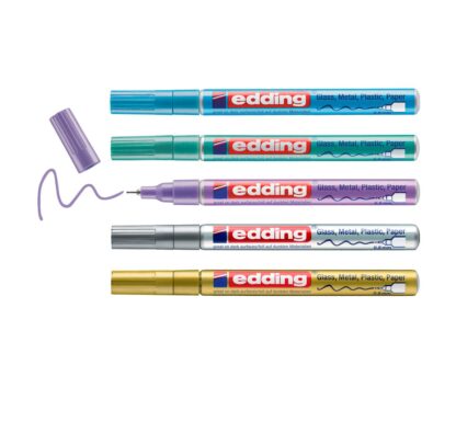 edding 780 Glanzlack-Marker Metallic, Special, 5er-Set*