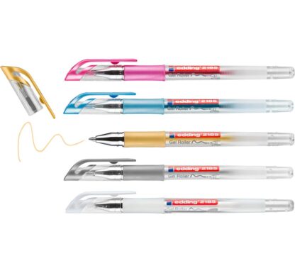 edding Gelroller metallic, 2185, 5er-Set*