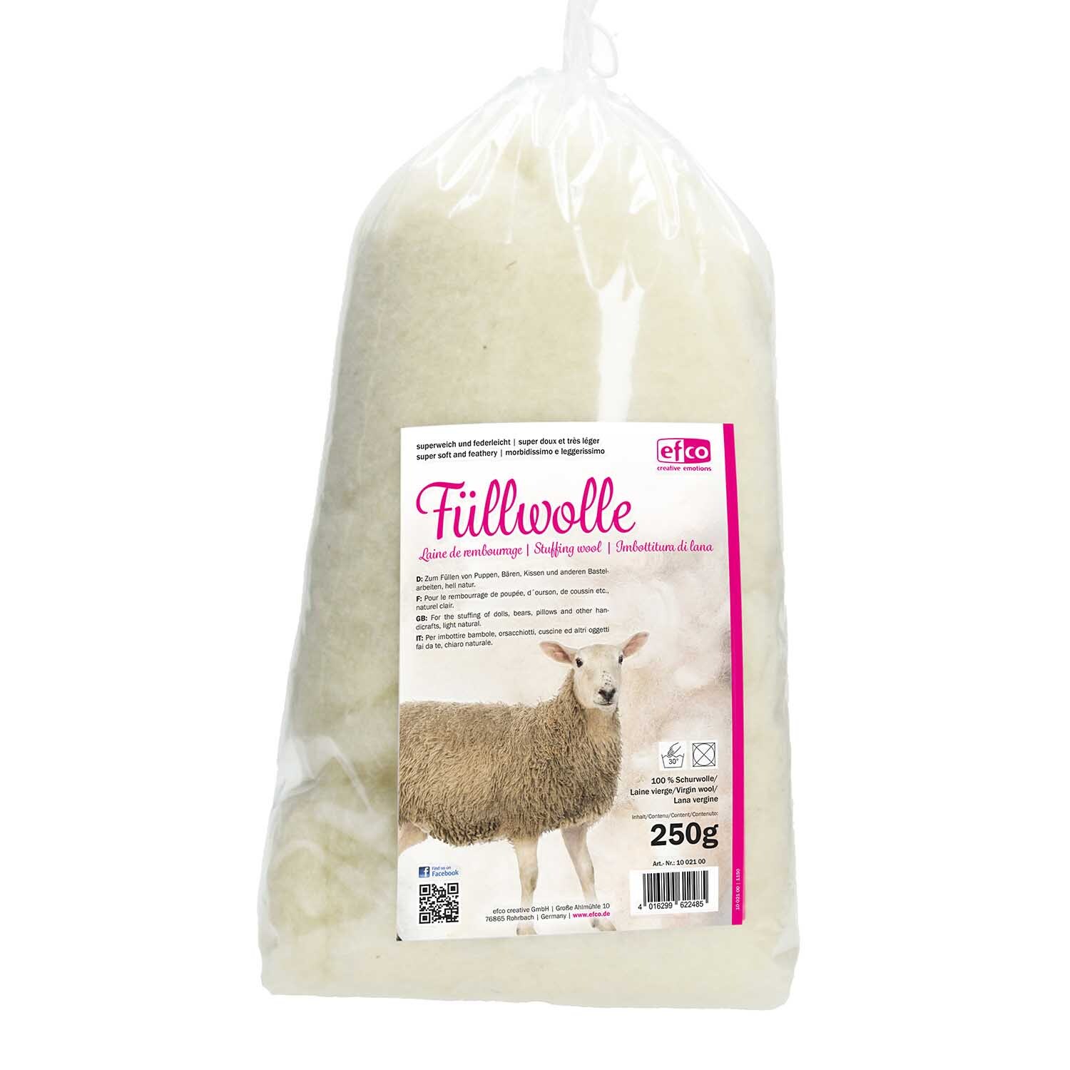 efco Füllwolle natur 250g*