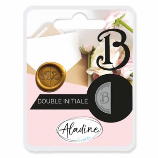 efco Siegelwachs Initialien doppelseitig B*