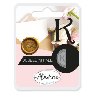 efco Siegelwachs Initialien doppelseitig K*