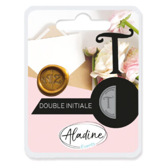 efco Siegelwachs Initialien doppelseitig T*