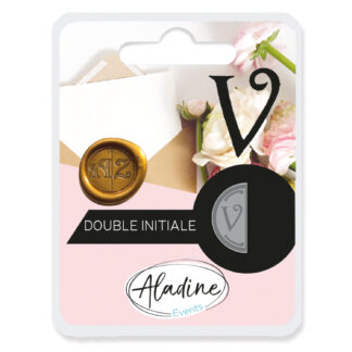 efco Siegelwachs Initialien doppelseitig V*