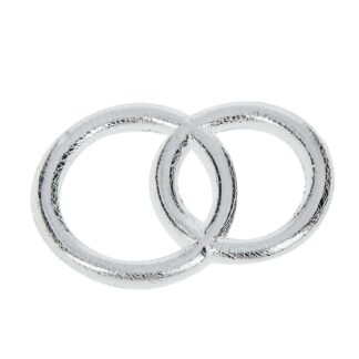 efco Wachsdekor Eheringe silber*