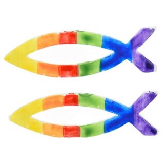 efco Wachsdekor Fische Regenbogen 48x19mm*