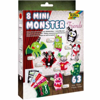folia Bastelset Mini Monster für 8 Monster*