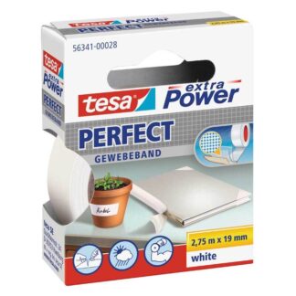 tesa Gewebeband extra Power weiß 19mm 2,75m*