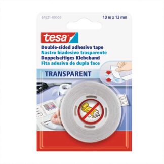 tesa tesa film® Doppelseitiges Klebeband transparent 12mm 10m*