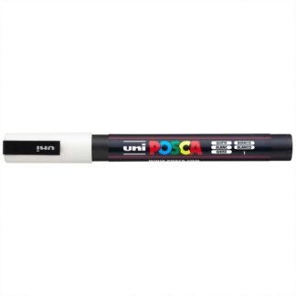 uni POSCA-Marker PC-3M 0,9-1,3mm Weiß*